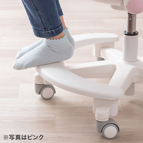 学習チェア（キッズチェア・学習椅子・学習机用チェア・子供用学習チェア・姿勢サポートチェア・成長チェア・ブルー）