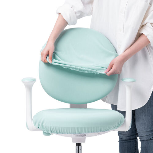 学習チェア（キッズチェア・学習椅子・学習机用チェア・子供用学習チェア・姿勢サポートチェア・成長チェア・ブルー）