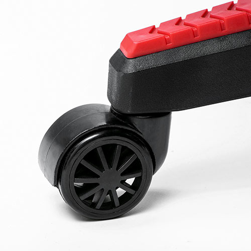 ゲーミングチェア（オットマン付き・リクライニング・ロッキング・ハイバック・バケットシート・高さ調整可能肘掛け・ウレタンキャスター・レッド/ブラック）SNCL014  サンワサプライ