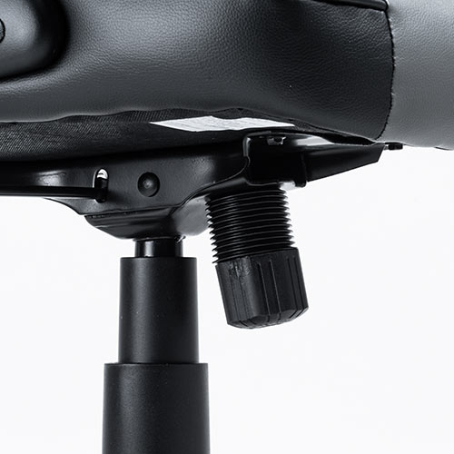 【アウトレット･訳あり・セール】レザーチェア（バケットシート・ゲーミングチェア・PVCレザー・ロッキング・肘跳ね上げ・ハイバック・グレー/ブラック）