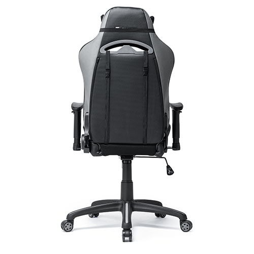 ゲーミングチェア ミドルバック バケットシート ヘッドレスト ランバーサポート ゲーミングチェア（ミドルバック・バケットシート・PVCレザー