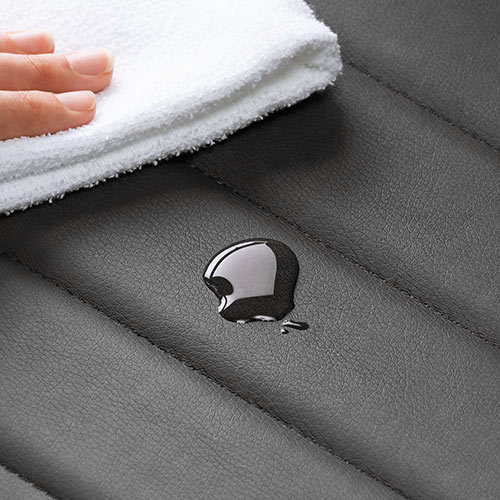 レザーチェア スリムチェア ビンテージ調 レトロデザイン ミドルバック ブラック