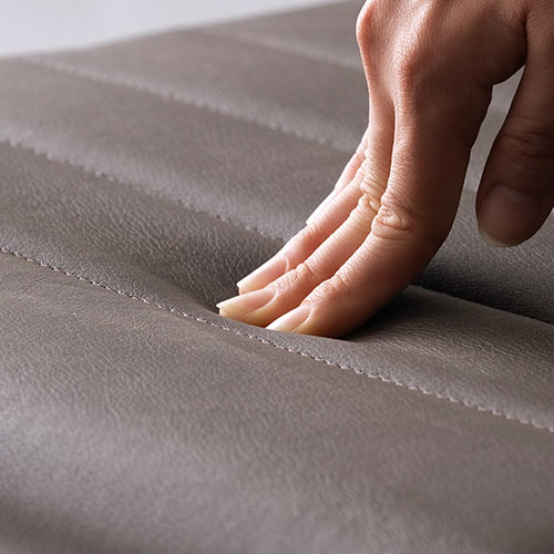 レザーチェア スリムチェア ビンテージ調 レトロデザイン ハイバック ブラウン