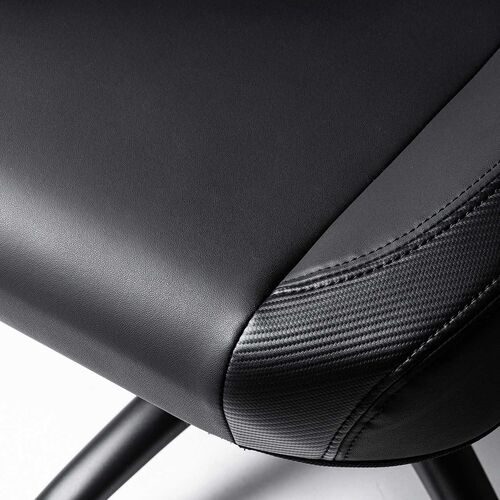 レザーチェア（ゲーミングチェア・リクライニング・傾斜角度170°・特殊アームレスト・大型ランバーサポート・あぐら対応・ハイバック・耐荷重100kg）