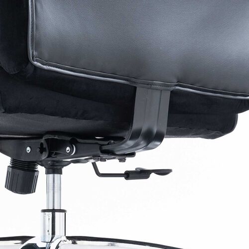 レザーチェア（高耐荷重チェア・ハイバックチェア・耐荷重200kg・PUレザー・シンクロロッキング）