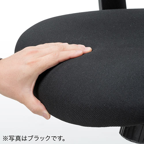 メッシュチェア（ロッキング・ハイバック・ヘッドレスト・肘掛け付き・ホワイトフレーム・ヘッドレスト・背もたれグレー）