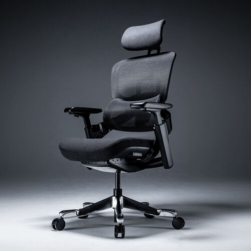 エルゴノミクスチェア（メッシュチェア・シンクロロッキング・4Dアームレスト・座面スライド式・ウレタンクッション・背もたれ上下調整・上下可動ヘッドレスト・ランバーサポート・大型ナイロンキャスター）