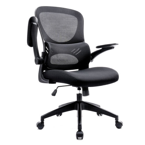 メッシュチェア（オフィスチェア・背もたれ分離式・ロッキング・肘跳ね