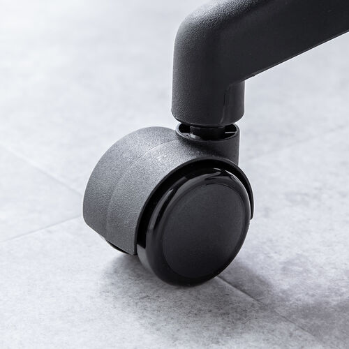 メッシュチェア（オフィスチェア・背もたれ分離式・ロッキング・肘跳ね上げ・ミドルバック・ランバーサポート・キャスター付き）