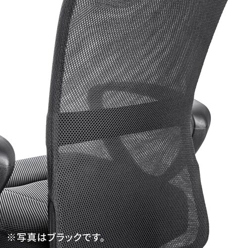 オフィスチェア（事務椅子・アームレスト付き・コンパクト・ランバーサポート・ミドルバック・キャスター付き・グレー）