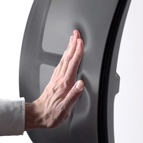 メッシュチェア（体重感知式ロッキング・ロッキング固定・高密度メッシュ・座面ウレタンクッション・アームレスト）