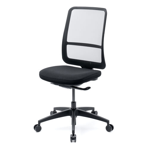 メッシュチェア（体重感知式ロッキング・ロッキング固定・高密度メッシュ・座面ウレタンクッション・アームレスト）