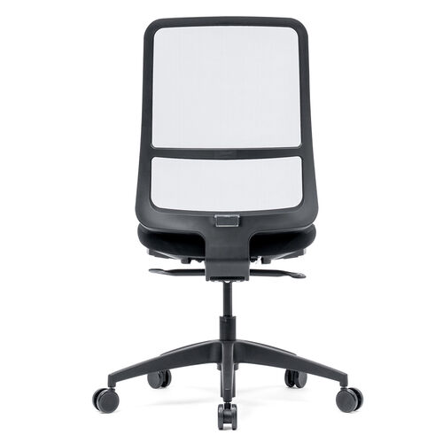 メッシュチェア（体重感知式ロッキング・ロッキング固定・高密度メッシュ・座面ウレタンクッション・アームレスト）