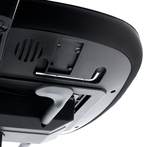 メッシュチェア（体重感知式ロッキング・ロッキング固定・高密度メッシュ・座面ウレタンクッション・アームレスト）