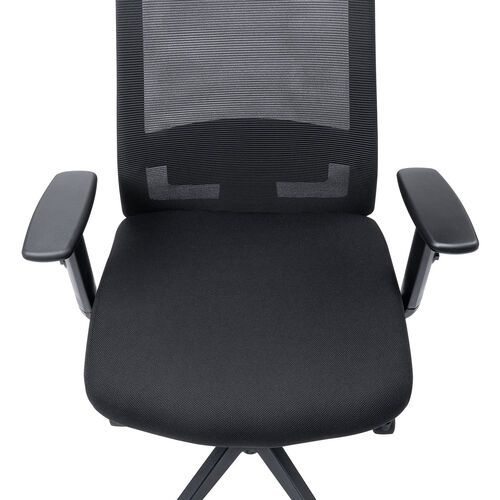 メッシュチェア（ミドルバック・シンクロロッキング・アームレスト・可動ヘッドレスト ）