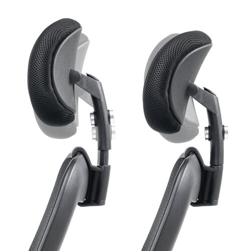 メッシュチェア（全面メッシュ生地・シンクロロッキング・スライド式オットマン・アームレスト・ランバーサポート・ヘッドレスト・耐荷重100kg）