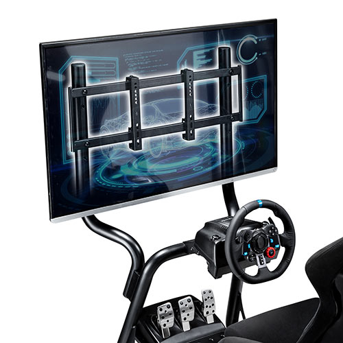 レーシングコックピット専用モニタアーム（サンワサプライ製EZ15-SNCRC1専用・耐荷重30kg）