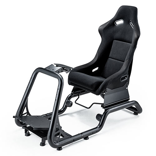 レーシングコックピット（ハンドルコントローラー・レーシングホイールスタンド・前後調整・リクライニング・高さ調整可能）