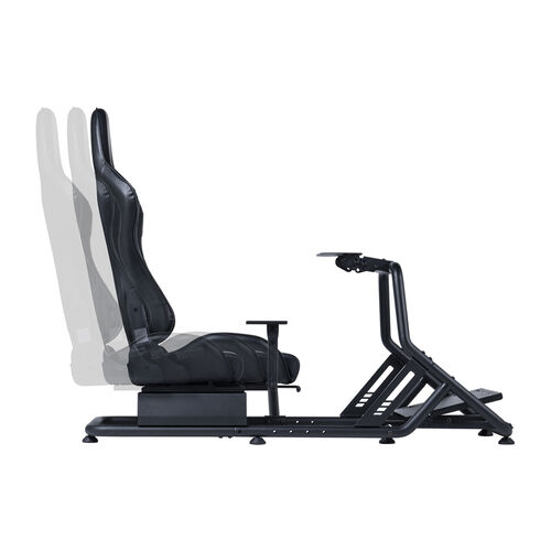 レーシングコックピット（座面スライド・背もたれリクライニング・シフトレバー台付き・コンパクトサイズ）