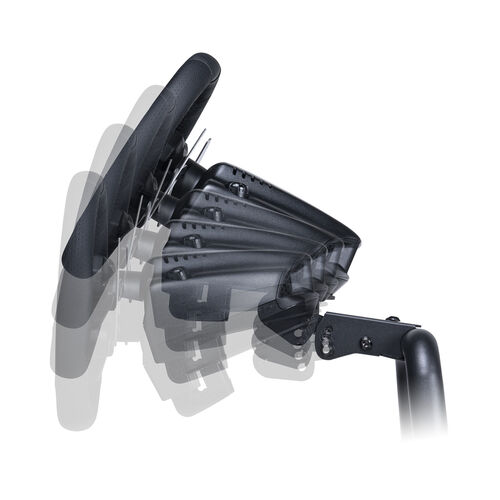 レーシングコックピット（座面スライド・背もたれリクライニング・シフトレバー台付き・コンパクトサイズ）