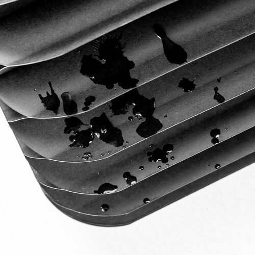 折りたたみスツール（ペーパースツール・ハニカム構造チェア・アコーディオンスツール・ブラック）