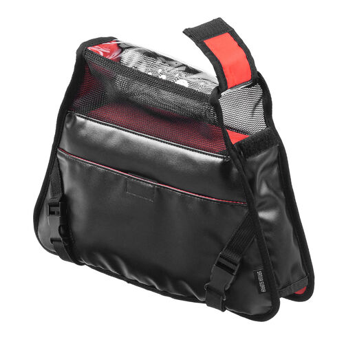 ゲーミングチェア用スピーカーケース（スピーカー取付け用グッズ・ヘッドレスト取り付け・後付けポーチ・収納ポケット付き）