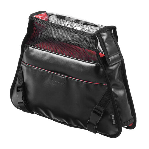 ゲーミングチェア用スピーカーケース（スピーカー取付け用グッズ・ヘッドレスト取り付け・後付けポーチ・収納ポケット付き）