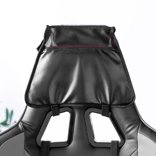 ゲーミングチェア用スピーカーケース（スピーカー取付け用グッズ・ヘッドレスト取り付け・後付けポーチ・収納ポケット付き）