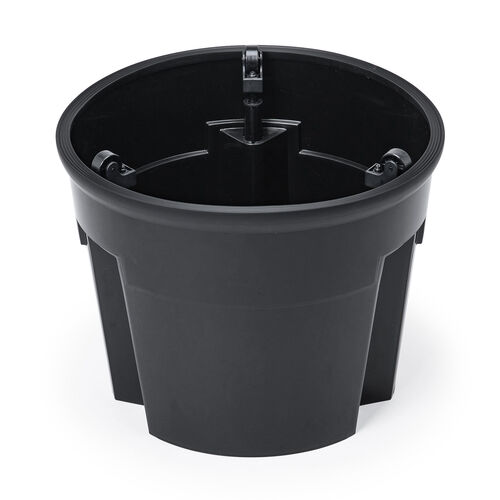 ステップスツール（踏み台・キャスター付き・ストッパー機能付き・高さ30cm・1段タイプ・スタッキング可能・耐荷重150kg・高耐久・ブラック）