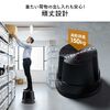 ステップスツール（踏み台・キャスター付き・ストッパー機能付き・高さ30cm・1段タイプ・スタッキング可能・耐荷重150kg・高耐久・ブラック）