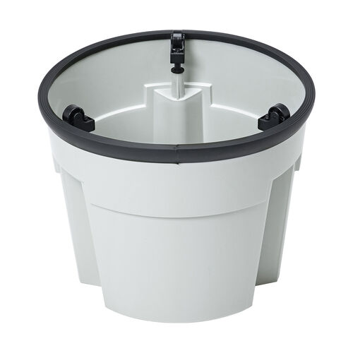 ステップスツール（踏み台・キャスター付き・ストッパー機能付き・高さ30cm・1段タイプ・スタッキング可能・耐荷重150kg・高耐久・グレー）