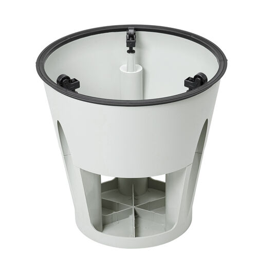 【アウトレット】ステップスツール（踏み台・キャスター付き・ストッパー機能付き・高さ41.5cm・2段タイプ・スタッキング可能・耐荷重150kg・高耐久・グレー）