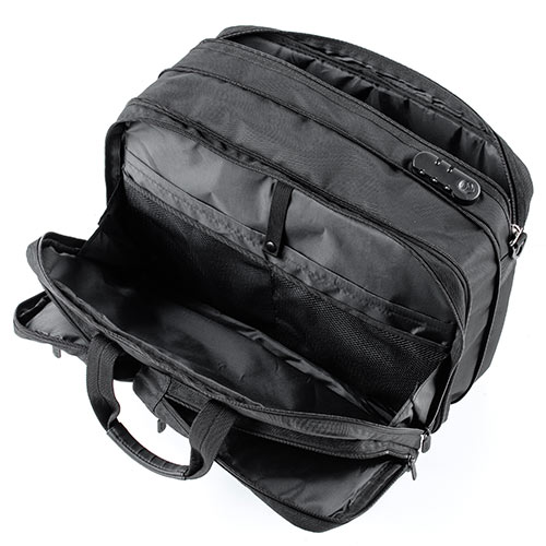 ビジネスバッグ（大容量・28L・リュック・ショルダー・手提げ・A4収納対応・キャリーサポーターつき）