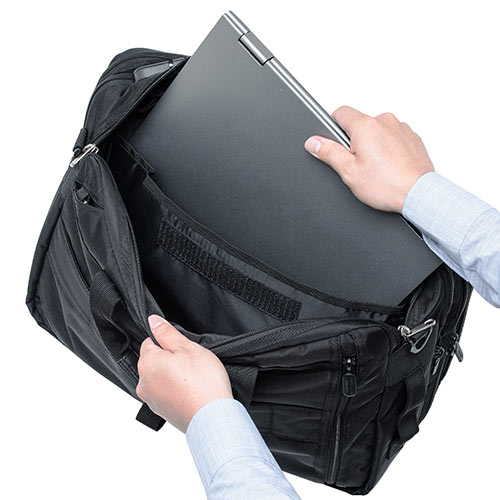 ビジネスバッグ（大容量・28L・リュック・ショルダー・手提げ・A4収納対応・キャリーサポーターつき）