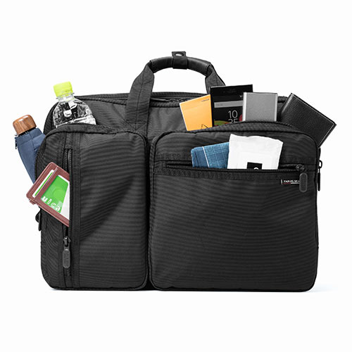 ビジネスバッグ（大容量・28L・リュック・ショルダー・手提げ・A4収納対応・キャリーサポーターつき）