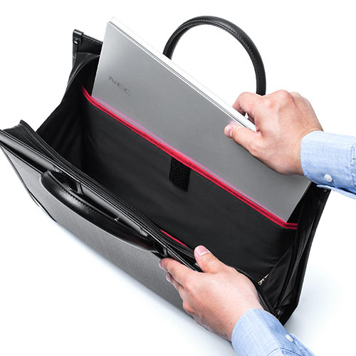 ビジネスバッグ(耐水加工・2WAY・ショルダーベルト付・A4対応）