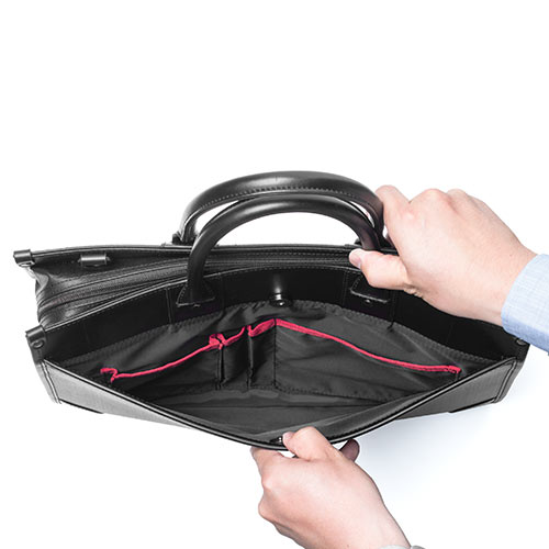 ビジネスバッグ(耐水加工・2WAY・ショルダーベルト付・A4対応）