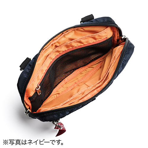 サコッシュ（ショルダーバッグ・斜めがけ・2WAY・フライトナイロン・ALPHA・カーキ）