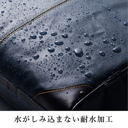 ダレスバッグ（日本製・岡山デニム・豊岡縫製・3WAY・耐水加工・ビジネスバッグ・ドクターズバッグ・ネイビー）
