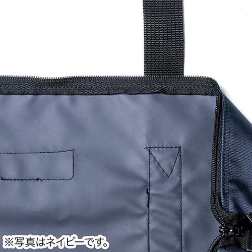 日本製ボストンバッグ（折りたたみ・旅行・41L・ブルー）