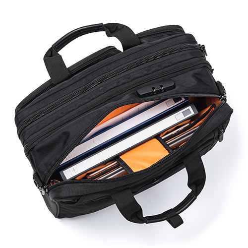 ビジネスバッグ（リュック・ショルダー・大容量・ブラック・25.5リットル）