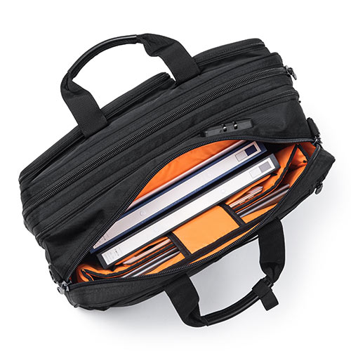 ビジネスバッグ（リュック・ショルダー・大容量・ブラック・28.3リットル）