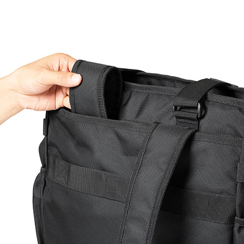 【アウトレット・中古・セール】トートバッグ（ビジネスバッグ・手持ち・ショルダー対応・リュック・肩掛け・ブラック）