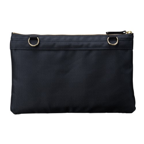 ミニショルダーバッグ（サコッシュ・日本製・高強・鎧布・ナイロン・撥水・ネイビー・おすすめ）BAG177NV