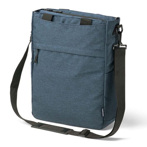 トートバッグ（3WAY・スリム・縦長・リュック / ショルダーバッグ・14インチ・PC収納・通学・通勤・カジュアル・多機能・メンズ・ビジネス・容量 15L・A4収納・ネイビー）