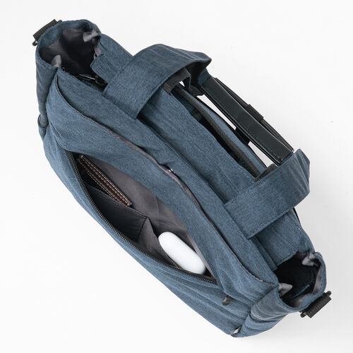 トートバッグ（3WAY・スリム・縦長・リュック / ショルダーバッグ・14インチ・PC収納・通学・通勤・カジュアル・多機能・メンズ・ビジネス・容量 15L・A4収納・ネイビー）