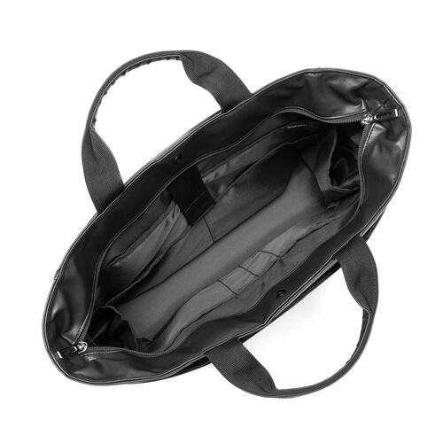 ビジネストートバッグ（3WAY・トート・リュック・手持ち・合皮製・耐水・簡単お手入れ・ビジネス・カジュアル・ブラック）