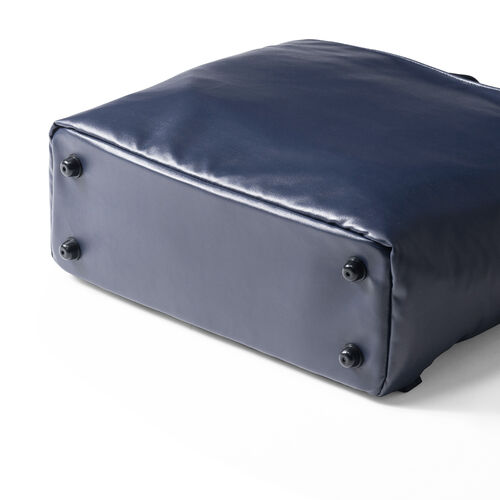 ビジネストートバッグ（3WAY・トート・リュック・手持ち・合皮製・耐水・簡単お手入れ・ビジネス・カジュアル・ネイビー）