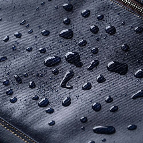 ビジネスバッグ（日本製・岡山デニム・2WAY・手持ち・肩掛け・ショルダー・防水加工生地・A4対応・14ポケット・ネイビー）