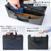 ビジネスバッグ（日本製・岡山デニム・2WAY・手持ち・肩掛け・ショルダー・防水加工生地・A4対応・14ポケット・ネイビー）
